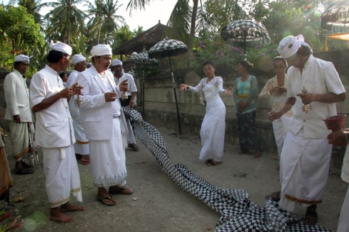 Across the Bali Straits is the island of Nusa Penida where the Balinese feel the source of black magic originates. The island was once a place where criminals were banished. (Photo by Maria Bakkalapulo)