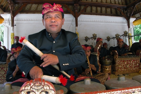 The gamelan orchestra is key to the event. (Photo by Maria Bakkalapulo)
